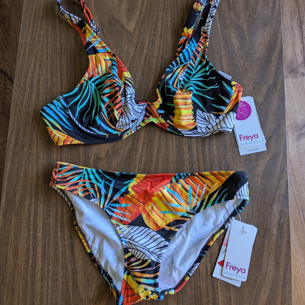 Freya Multicolor Tropical Bikini Set